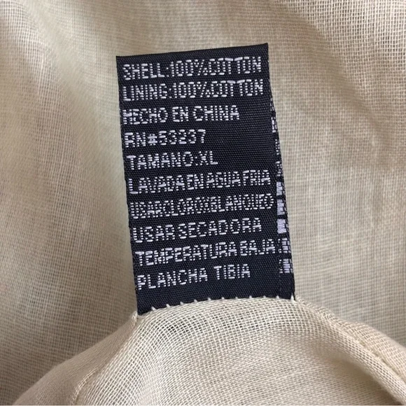 Mlle Gabrielle Boho Floral Midi Dress XL Embroidered 100% Cotton Cottagecore - Picture 9 of 11